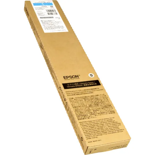 EPSON C13T02S200 Cyan Tintenpatrone - Echte EPSON Tintenpatrone in Cyan für brillante Druckqualität, kompatibel mit EPSON WorkForce WF-C20750, ideal für professionelle Drucke.