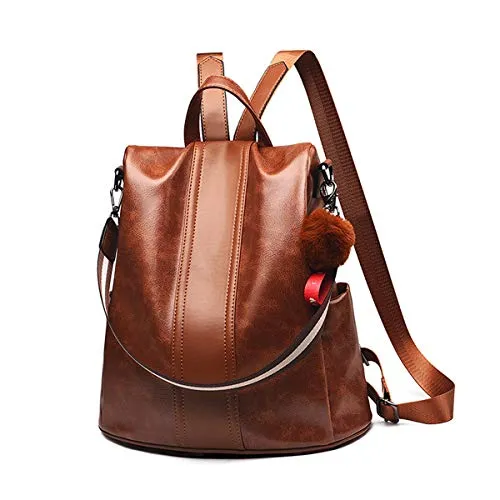 NICOLE & DORIS Rucksack Damen Rucksackhandtaschen Mode Rucksack Schulter Tasche Wasserdichte Anti-Diebstahl Schultertasche Damen Rucksack mit großer Kapazität