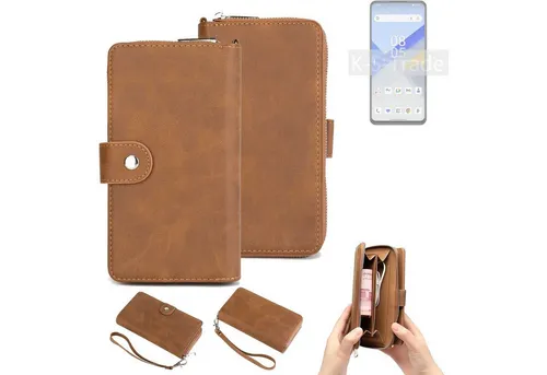 K-S-Trade Handyhülle für Wiko T40, Handyhülle Schutzhülle & Portemonnee Tasche Handytasche Case Etui