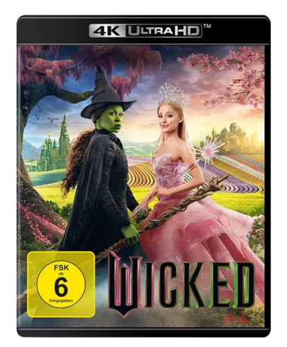 Wicked (4K Ultra HD) [Blu-ray] - Magisches Musical auf 4K Ultra HD, ideal für Familien und Fans von fantastischen Geschichten.