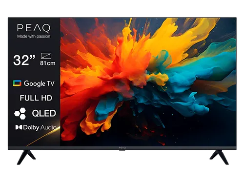 PEAQ PTV 32GQF-5026T QLED TV (Flat, 32 Zoll / 80 cm, Full-HD, SMART TV)