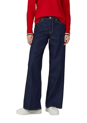 s.Oliver Jeans Suri Regular Fit High Rise Wide Leg - Klassische Jeans mit hohem Bund und weitem Bein aus einem bequemen Baumwollmix. Ideal für lässige Outfits und den täglichen Gebrauch.