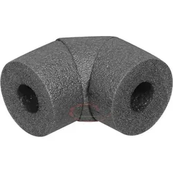 Rohrisolierung PE (grau) Bogen 90° ((Rohrdurchmesser x Dämmstärke): 42 x 20 mm)