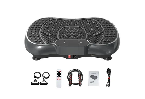 BIGZZIA Vibrationsplatte mit leiser Motor + Bluetooth