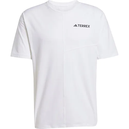 adidas Herren Terrex Multi Climacool T-Shirt - Weiß, Größe M - Outdoor & Funktionsshirts für Herren, mit CLIMACOOL Einsätzen für optimale Belüftung und Polygiene Geruchskontrolle, ideal für aktive Abenteuer im Freien.