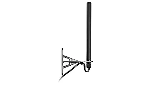 Alda PQ Breitband Antenne für 4G LTE, 3G, UMTS, 2G, GSM, Bluetooth, WLAN, SMA/M Stecker, Rundstrahl Stationsantenne für den Innenbereich zur Wandmontage, 5 m Kabellänge