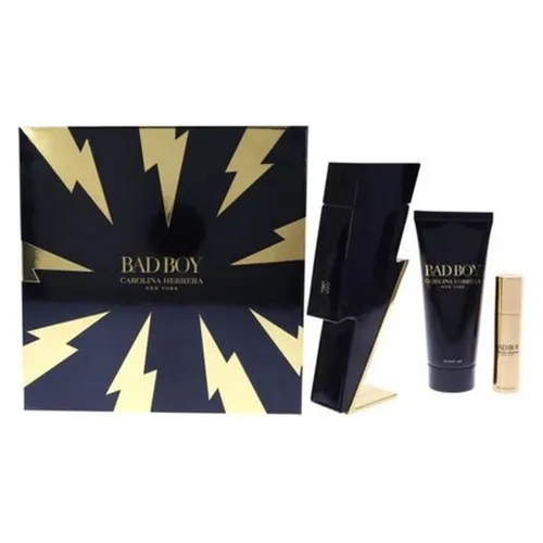 Carolina Herrera Bad Boy Geschenkset 3-teilig - Entdecken Sie das Carolina Herrera Bad Boy Geschenkset mit 3.4oz EDT, 3.4oz Duschgel und 0.34oz EDT. Ideal für stilvolle Körperpflege und ein perfektes Geschenk für besondere Anlässe.