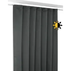 Beautex Verdunkelungsvorhang - blickdicht und elegant - Gardinen aus 100% Polyester, 140 cm x 245 cm, bieten effektiven Lichtschutz und schaffen eine angenehme Atmosphäre in jedem Raum.