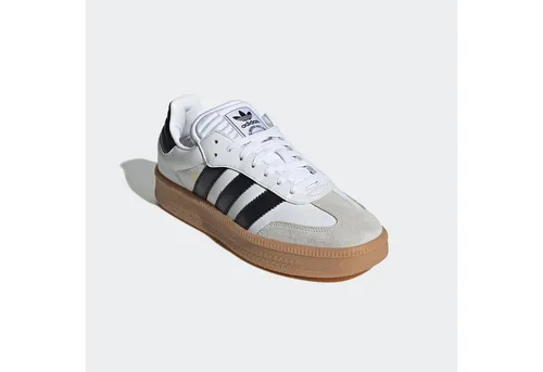 adidas Originals SAMBA XLG Sneaker in Weiß 37 EU - Sportliche Sneaker aus Leder und Textil, ideal für Laufen. Fällt klein aus – bitte eine Größe größer bestellen! Farbe: Cloud White / Core Black / Gum 3.