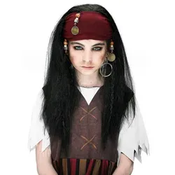 Paper Magic Kostüm-Perücke Pirat Perücke
