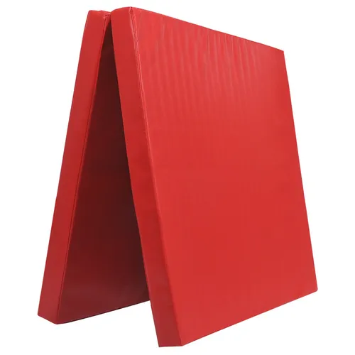 Grevinga® | Klappbare Turnmatte | (RG 22) | 200 x 100 x 6cm | ROT | Spielmatte