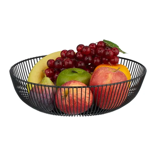 Obstschale Dekokorb Drahtkorb Früchtekorb Gitterkorb Gitterschale Obstteller