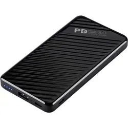 Super Fast Car Charge PD 10000 mAh Powerbank - Powerbank mit 10000 mAh und 18W Schnellladung, ideal für unterwegs und kompatibel mit Micro-USB und USB Type-C.