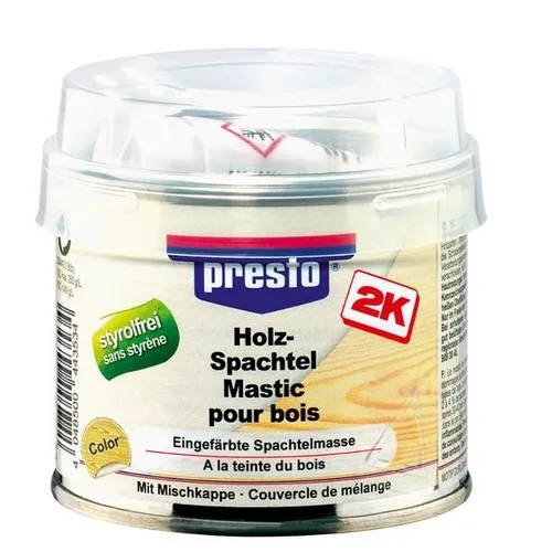 presto Holzspachtel + Härter mittelbraun 250g NEU&OVP