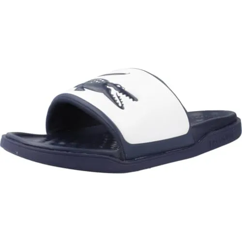 Lacoste Pantolette Serve Slide Dual in blau von Lacoste