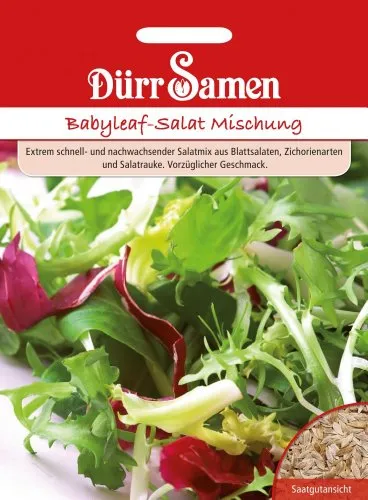 Dürr-Samen - Babyleaf-Salat Mischung für Balkon und Freiland Saatgut