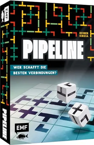 Edition Michael Fischer GmbH Würfelspiel: Pipeline – Wer schafft die besten Verbindungen?: Für 1-6 Personen von 8 bis 99 Jahren