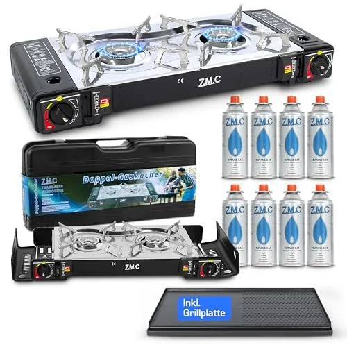 ZMC Gaskocher Butan 2-flammig