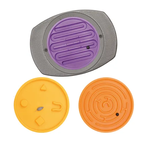 Balanco Bewegungsspiel Zickzack-Spiel mit 3 wechselbaren Einsätzen - Balancieren: Hochwertiges Bewegungsspiel zur Verbesserung von Bewegungssicherheit und Konzentration, inklusive 3 wechselbaren Einsätzen und längenverstellbaren Haltegurten für optimale Sicherheit.