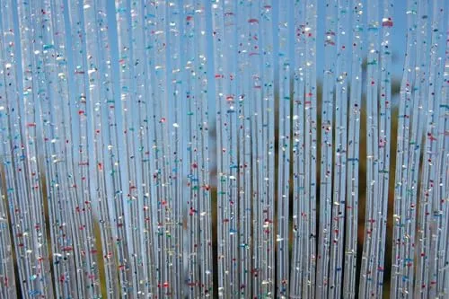 La Tenda PVC Türvorhang Vinci, 90 x 210 cm - Hochwertiger Fliegenschutz: Der transparente PVC Vorhang mit Glitter hält Insekten fern. Einfache Montage und individuell kürzbar für jeden Türrahmen.