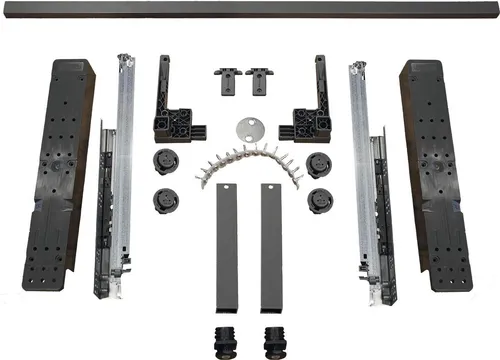 BLUM Space Step Set Sockelbeschlag - 410 mm - Zubehör für Möbel: Maximieren Sie Ihren Stauraum mit dem BLUM Space Step Set, Tragkraft 150 kg, ideal für moderne Wohnräume.
