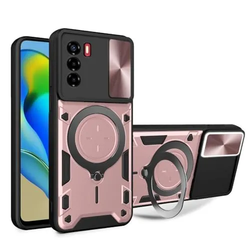 betterfon Handyhülle für ZTE Blade A73 4G / V50 Smart | Stoßfest & Kratzfest | Mit Kameraschutz, Anti-Fingerabdruck & robustem Panzerschutz-Design | Rosegold