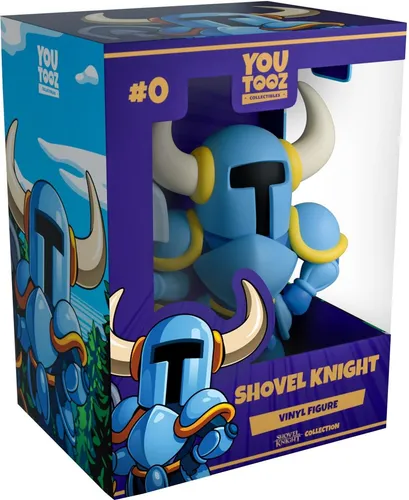 Youtooz Shovel Knight Schaufelritter Figur, blau, M - Action- & Spielfiguren, detailreiche Sammelfigur aus hochwertigem Vinyl, perfekt für Fans und Sammler ab 15 Jahren.