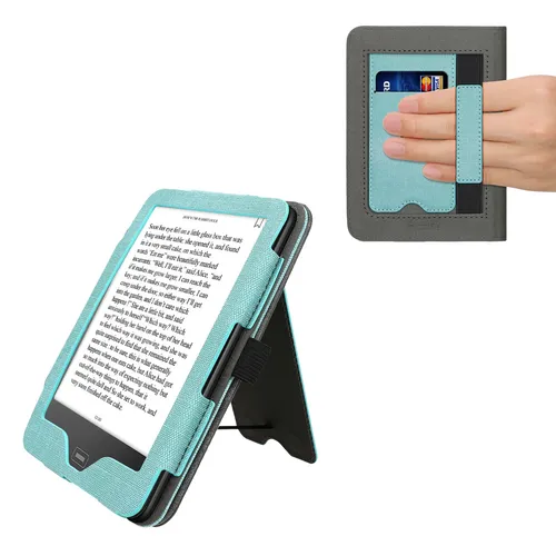 Flip Hülle für Tolino Vision 1 2 3 4 HD Handschlaufe eReader Cover Caser