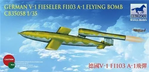 Bronco in 1:35 German V-1 Fi103 A-1 Flying Bomb Flying 3435058 CB35058 Bausatz