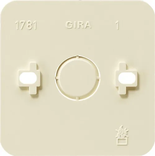 Steckdosen Beige von Gira Montageplatte Aufputzinstallation