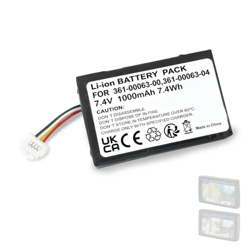 Akku für BMW Motorrad Navigator V, Navigator VI 6 Endura – Kompatibel mit den Teilenummern: 361-00063-00, 361-00063-04.(Black)