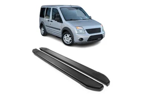 OMAC Kfz-Schmutzfänger Alu Seitenschweller für Ford Connect 2002-2013 - Hochwertiger, rutschfester Alu-Schmutzfänger für Ford Connect, der Korrosionsbeständigkeit bietet und die Aerodynamik verbessert. Ideal für langlebigen Schutz und einfache Montage.
