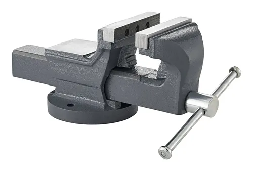 Fortis Parallelschraubstock 175 mm – Robuste Schraubzwinge - Stabiler Parallelschraubstock mit 200 mm Spannweite und induktiv gehärteten Backen. Ideal für präzises Arbeiten in der Werkstatt. Extragroßer Amboss für vielseitige Anwendungen.