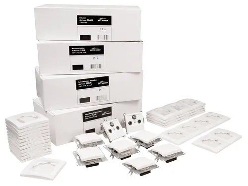 MCPOWER Schalter und Steckdosen Set Flair 