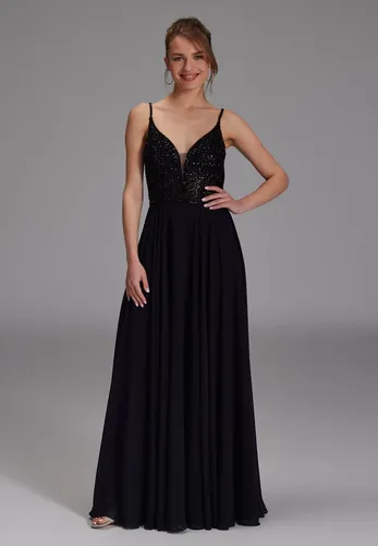 Hey Kyla Abendkleid - Abendkleid aus Materialmix Taillierter Schnitt mit ausgestelltem Rockteil