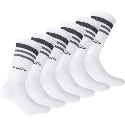 DIADORA Unisex Tennissocken 6er Pack mit Logo und Streifen - Praktisches 6er Pack DIADORA Tennissocken für Unisex. Hoher Tragekomfort und stylisches Design mit Logo. Ideal für Sport und Freizeit. Entdecke hochwertige Sportartikel bei INTERSPORT!