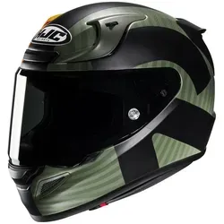 HJC RPHA 12 Ottin Helm, schwarz-grün-orange, Größe L in grün von HJC Helmets