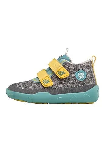 Affenzahn Nashorn Jungen Barfußschuhe, Größe 25 - Babysneakers, nachhaltige und ergonomisch geformte Kinderschuhe mit kreativen Tiermotiven, leicht und flexibel für jedes Abenteuer.