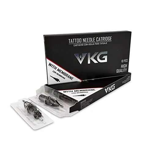 Viking Ink USA - 1 ROUND LINER (0.25mm) - Sterile und Einwegkartuschen für Tätowierungen - Box 10 u.