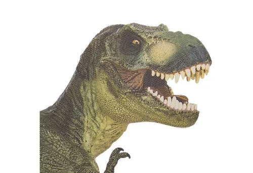Thumbs Up Fenstersticker Ride With T-Rex - Fenstersticker
