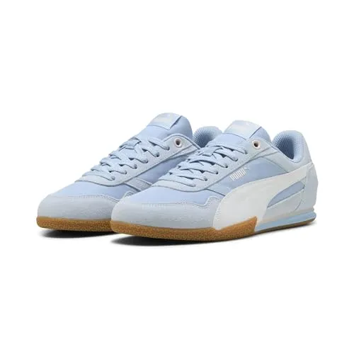 PUMA Bella Donna Nylon Sneakers Damen, Gr. 37.5 - Haute Tropic Weiß Blau - Stylische Sneaker mit hochwertigem Obermaterial aus Kuhleder und Textil, ideal für modebewusste Frauen, die sowohl zeitlose Eleganz als auch trendige Details schätzen.