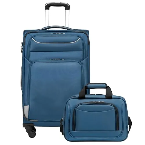 COOLIFE Koffer Trolley Set 2tlg. mit TSA-Schloss von COOLIFE