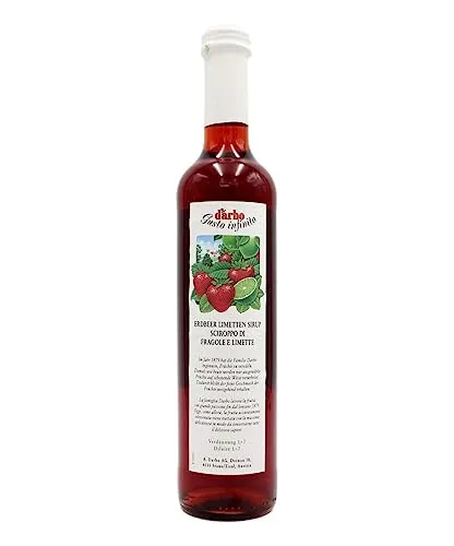 Darbo Erdbeer Limetten Sirup mit Melissenextrakt 500ml