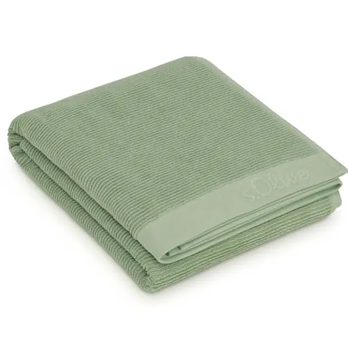 s.Oliver Saunahandtuch 080x200 - Weich & Saugstark - Saunatuch aus 100% Baumwolle, dick und saugfähig mit 480g/m². Ideal für Sauna und Strand, pflegeleicht und hygienisch, gefertigt unter höchsten sozialen Standards.