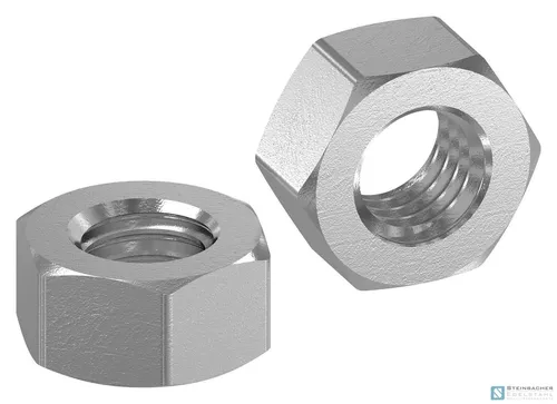 Edelstahl Sechskantmutter M5 mit Linksgewinde, DIN 934, A2 | STEINBACHER© 10x