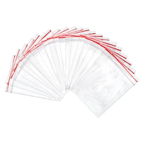 PandaHall-Zip-Lock Beutel, Rechteck, l?schen, 6x4 cm; einseitige Dicke: 0.04 mm