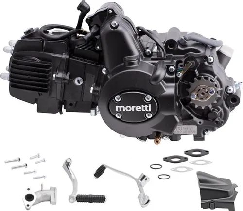 Moretti 154FMI Boxermotor 125 cm³, 4-Takt, Schwarz