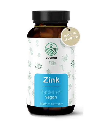 Zink Tabletten 25mg - 365 Stück - Vegan, Laborgeprüft & Made in Germany