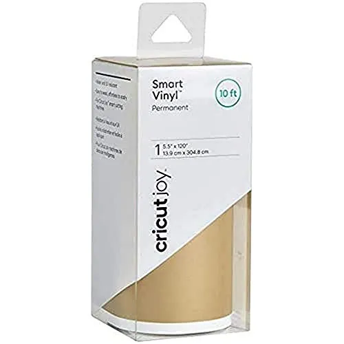 Cricut Joy Smart Vinyl Permanent Gold 10ft, 2007355 von Cricut