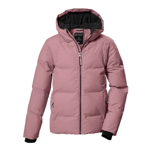 killtec Mädchen Steppjacke KOW 357 GRLS QLTD, puderrosa - Funktionsjacke in Daunenoptik mit 10.000 mm Wassersäule, wasserabweisend und winddicht, ideal für kalte Tage. Umweltfreundliche PFAs-freie Imprägnierung.